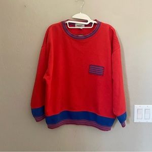 Vintage cropped oversized sweatshirt | L